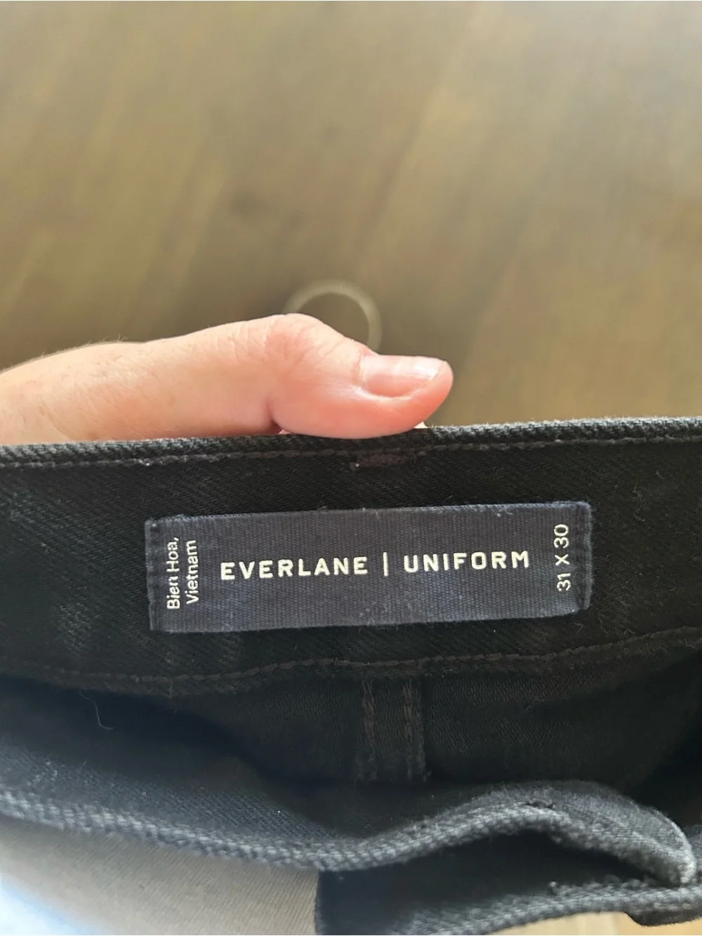 Everlane uniform black jeans